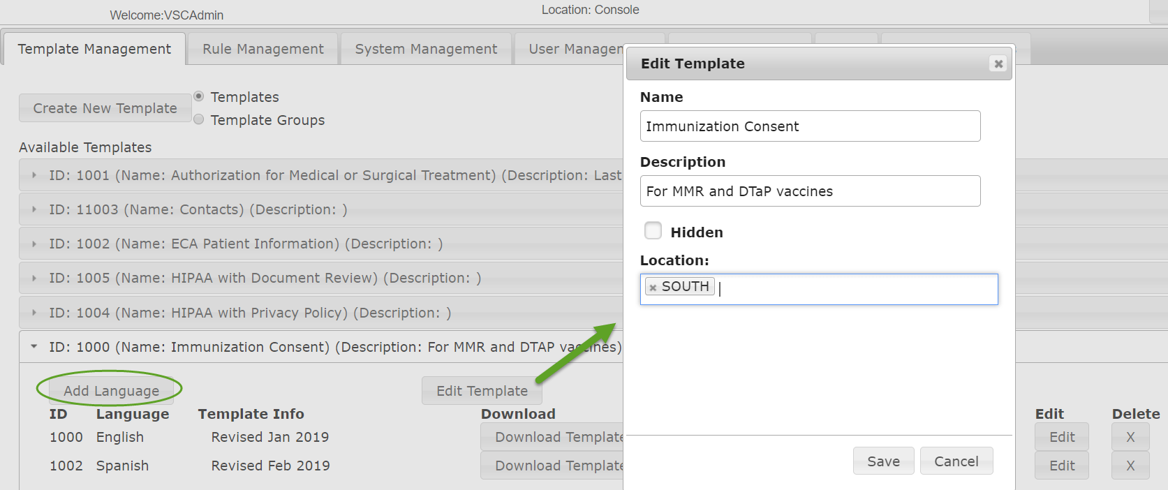 VSC 6.0 Add Langauge